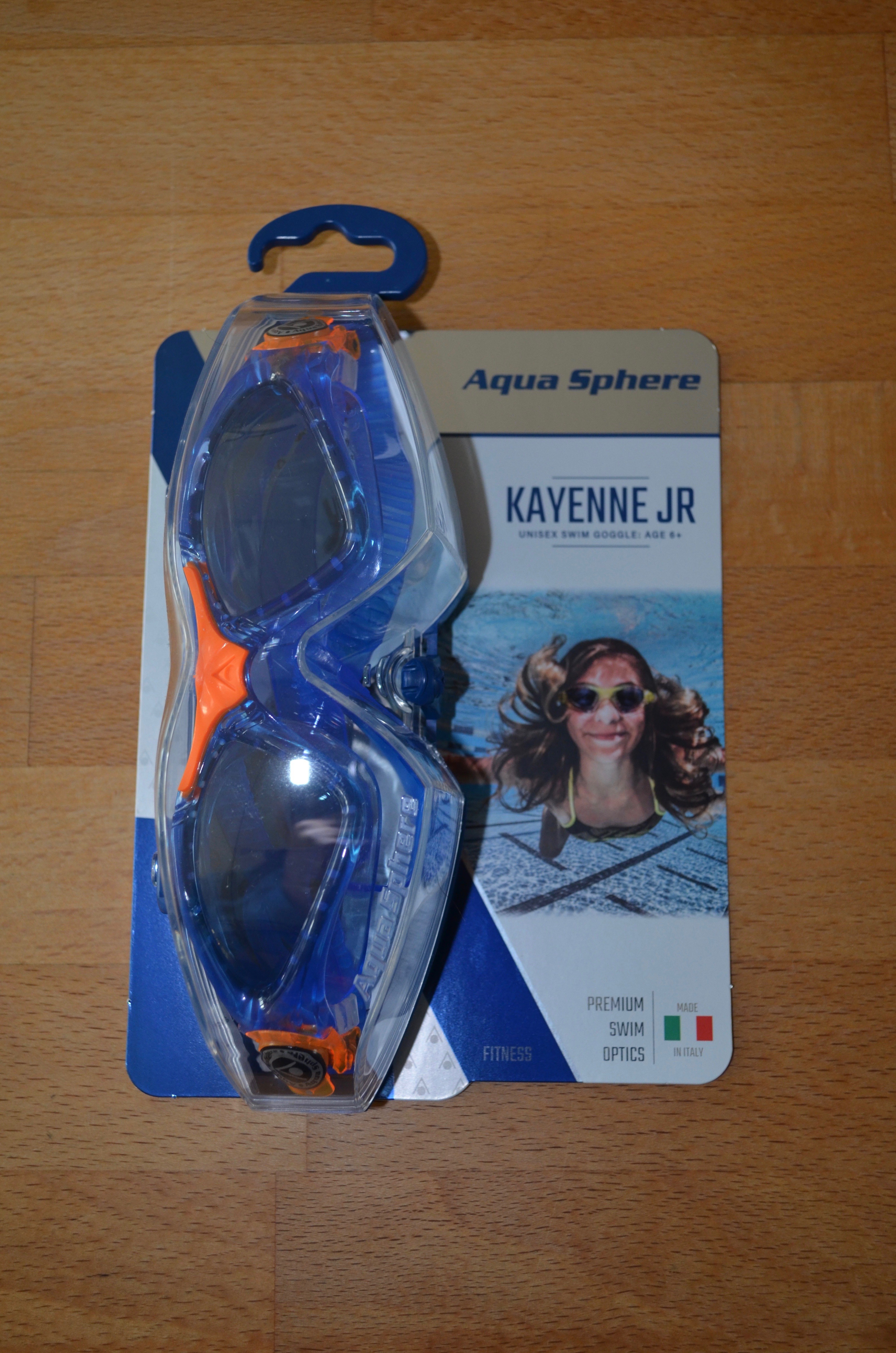 AQUA SPHERE Schwimmbrille KAYENNE jr. blau